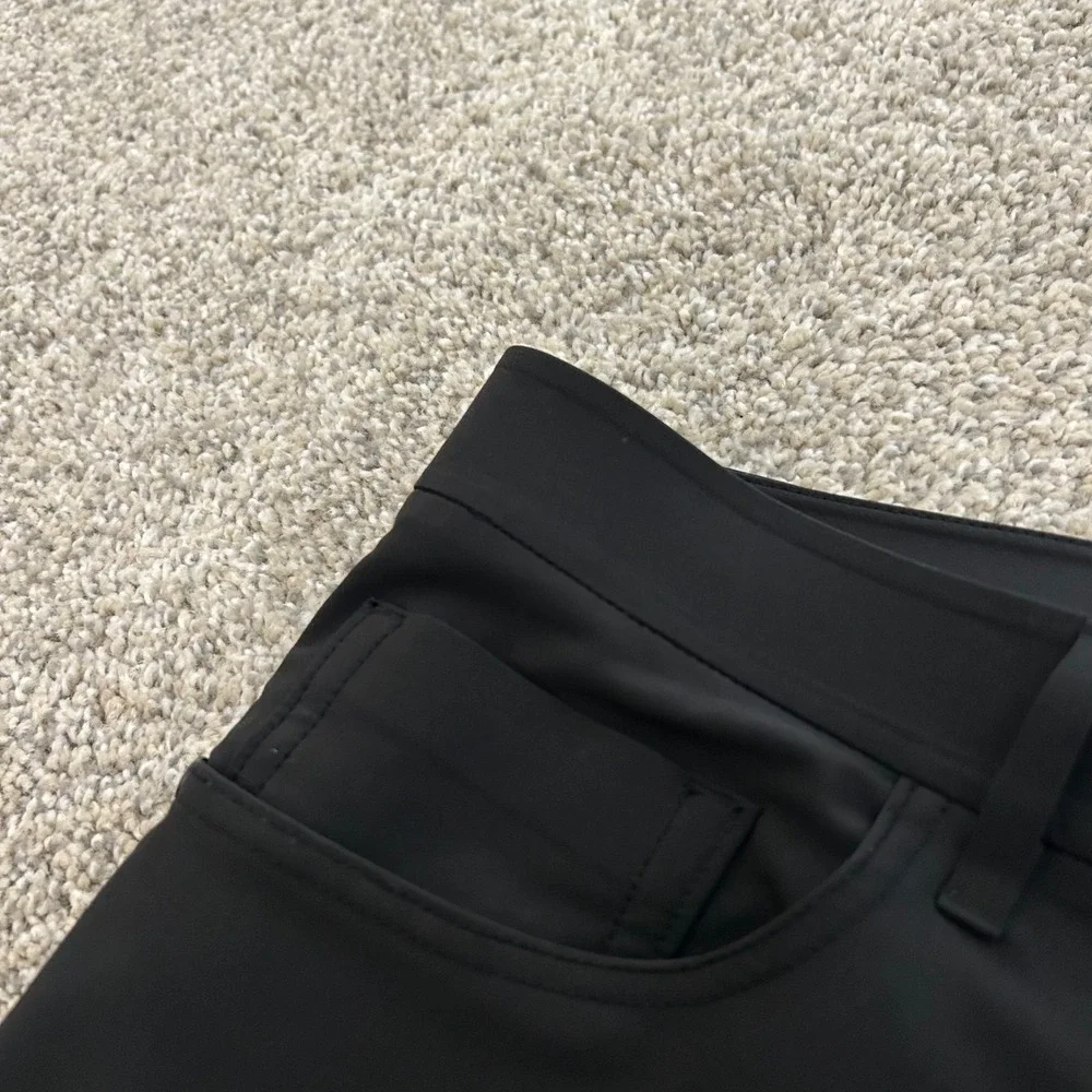 Public Rec Gamechanger Pants 33X30 Fits 33X29‎ Black Straight 5-Pocket Stretch
